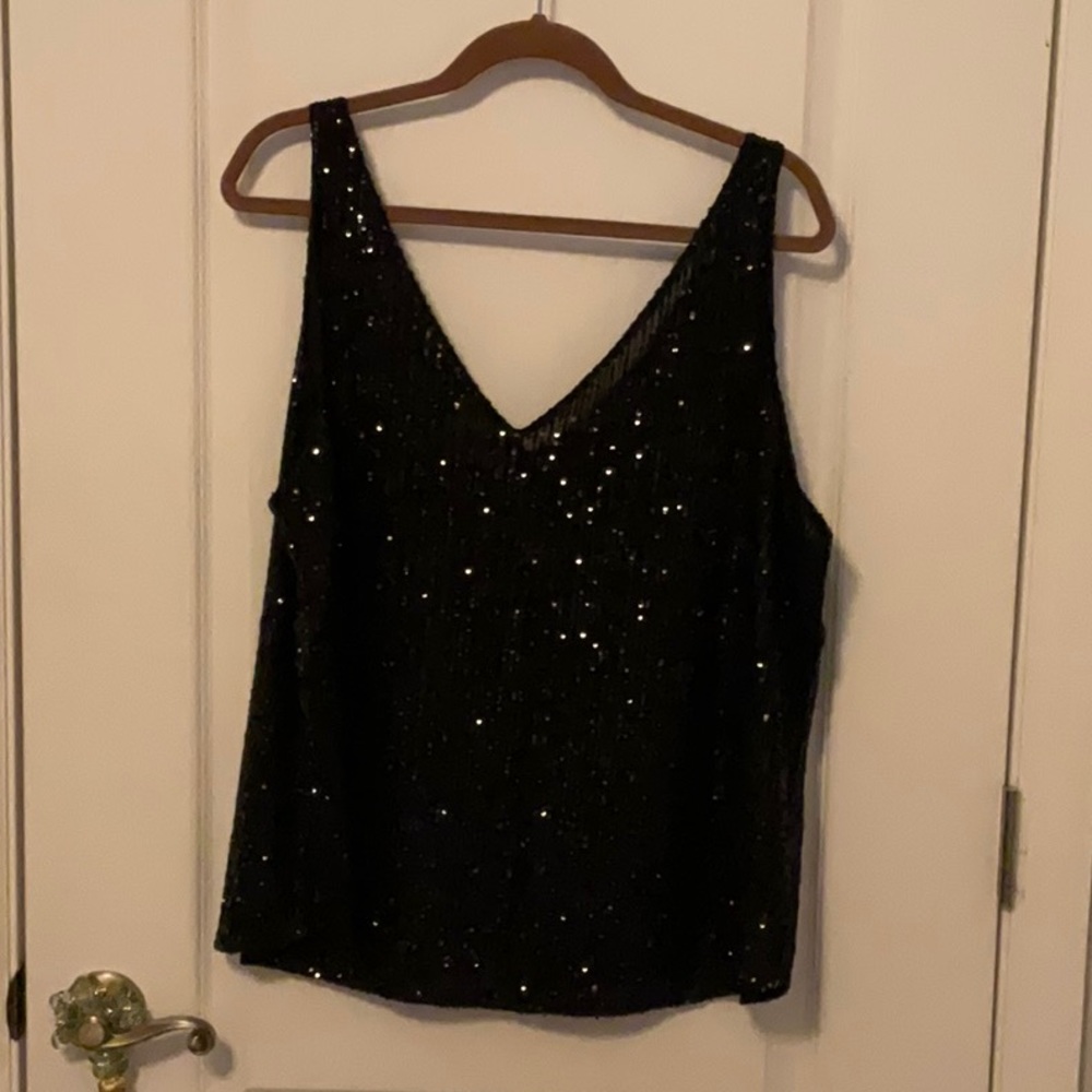 Stunning Loft Sequin Shell Nwt - image 4